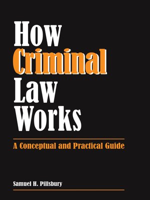 cover image of How Criminal Law Works